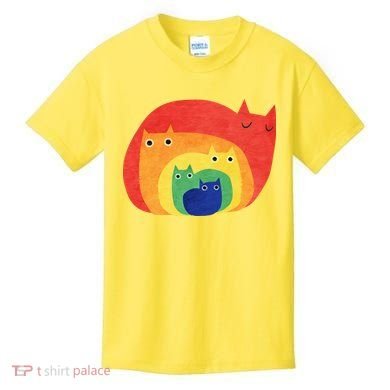 Rainbow Cats Kids T-Shirt
