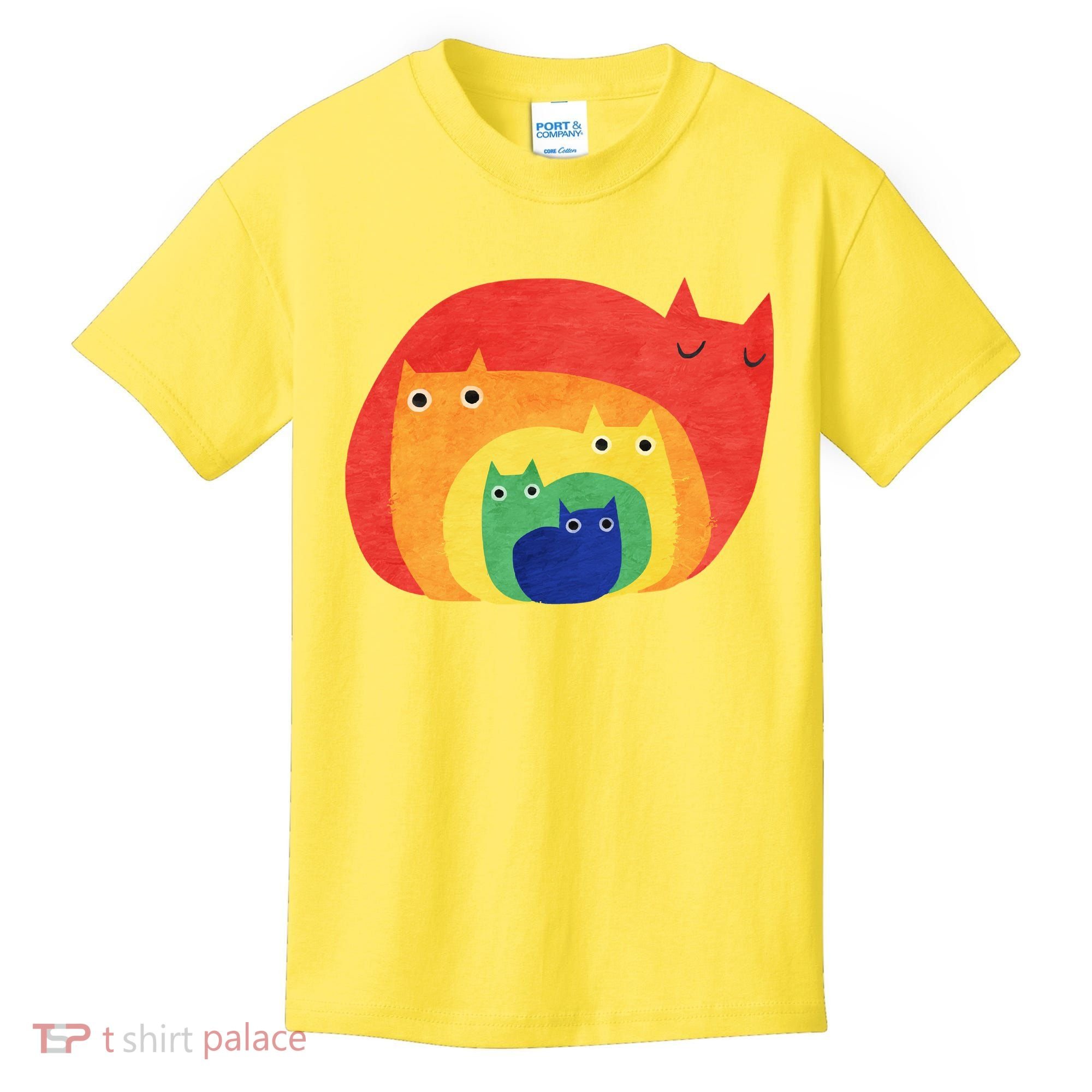 Rainbow Cats Kids T-Shirt