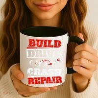 Rc Car Racing Build Drive Crash Repair Remote Control Buggy Gift Coffee Mug thumb 3