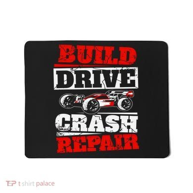 Rc Car Racing Build Drive Crash Repair Remote Control Buggy Gift Mousepad