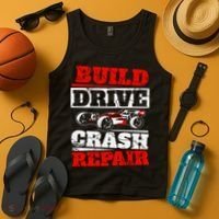Rc Car Racing Build Drive Crash Repair Remote Control Buggy Gift Tank Top thumb 4