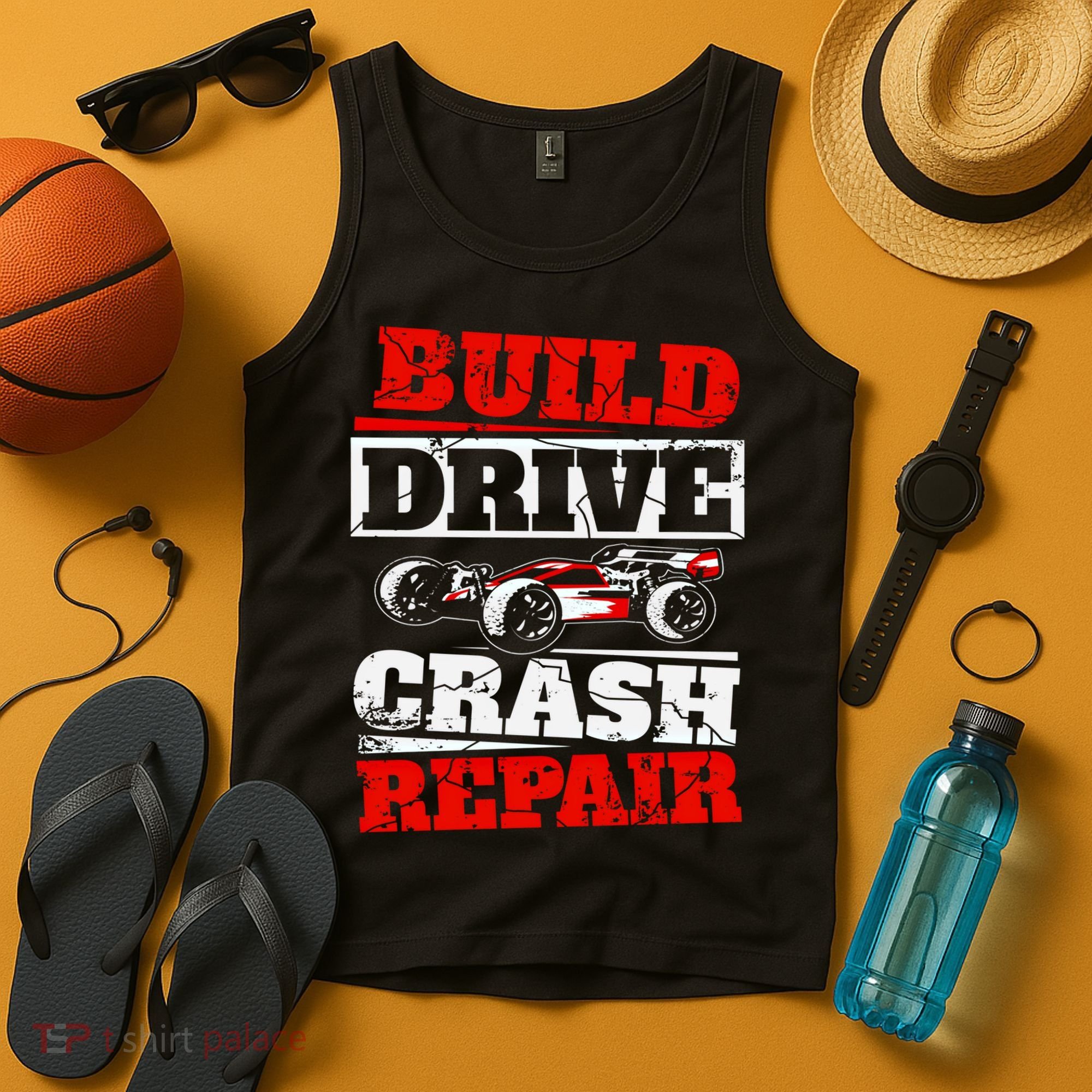 Rc Car Racing Build Drive Crash Repair Remote Control Buggy Gift Tank Top