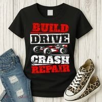 Rc Car Racing Build Drive Crash Repair Remote Control Buggy Gift Women's T-Shirt thumb 3