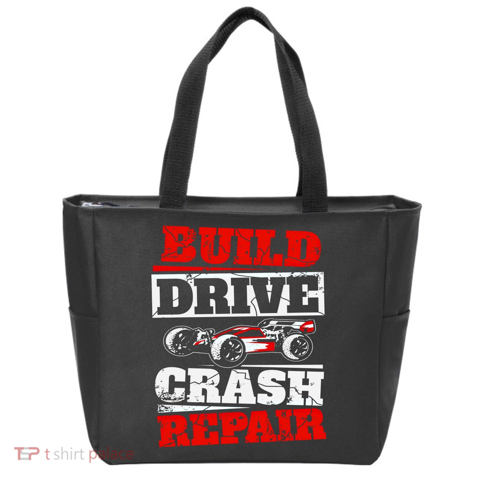 Rc Car Racing Build Drive Crash Repair Remote Control Buggy Gift Tote Bag
