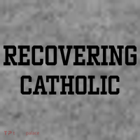 Recovering Catholic Sweatshirt Cinch Pack Bag thumb 2