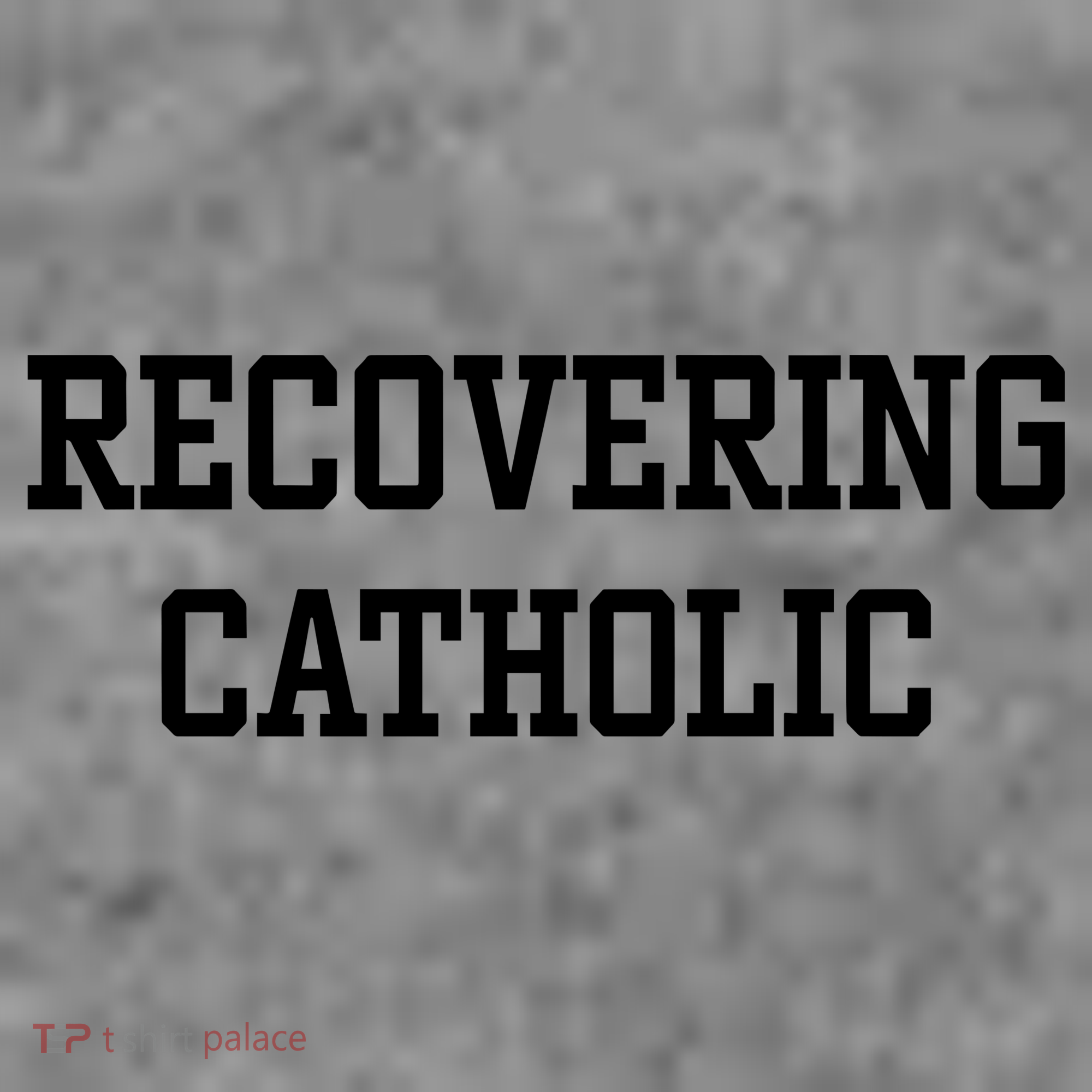 Recovering Catholic Sweatshirt Cinch Pack Bag