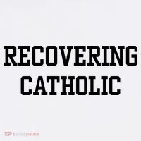 Recovering Catholic Golf Towel thumb 3