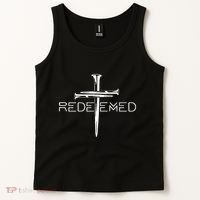 Redeemed Collection Redeemed By The Blood Of Jesus Ephesians 1:7 Front And Back Tank Top thumb 2