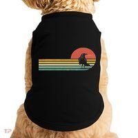 Raven Crow Retro Style Animal Bird Lover Bird Watcher Doggie Tank thumb 0