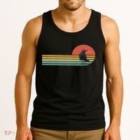 Raven Crow Retro Style Animal Bird Lover Bird Watcher Tank Top thumb 3