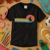 Raven Crow Retro Style Animal Bird Lover Bird Watcher Kids T-Shirt thumb 3