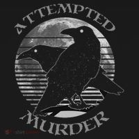 Raven Crow Retro Moon Attempted Murder Wiccan Pagan Toddler T-Shirt thumb 4
