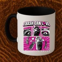 Raccoon Comic Coffee Mug thumb 2