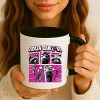Raccoon Comic Coffee Mug thumb 3