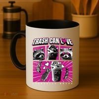 Raccoon Comic Coffee Mug thumb 4