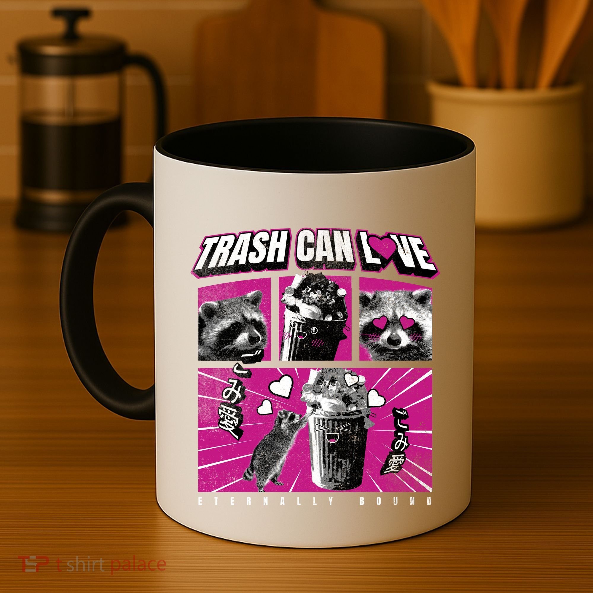 Raccoon Comic Coffee Mug