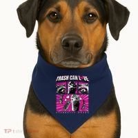 Raccoon Comic USA-Made Doggie Bandana thumb 1