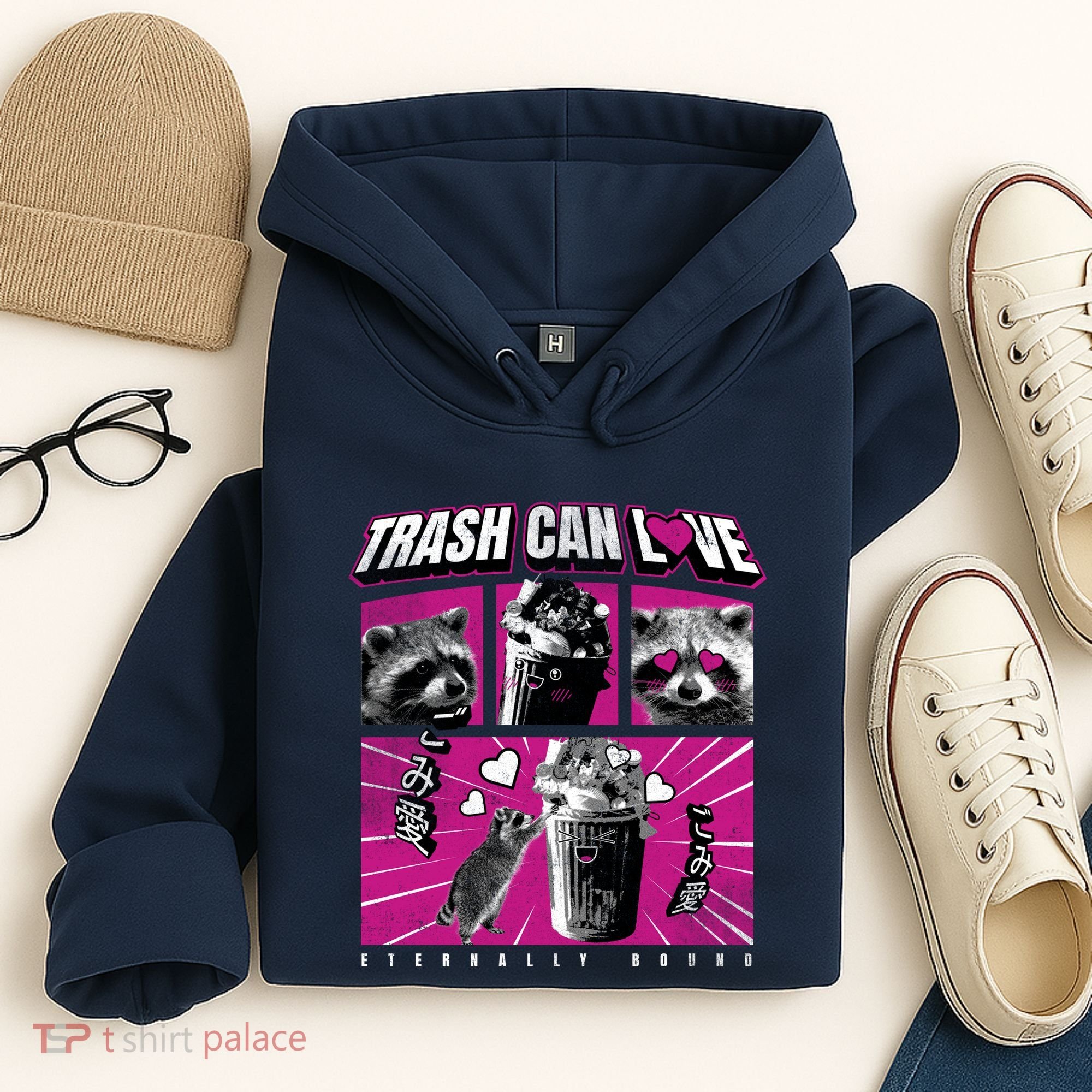 Raccoon Comic Hoodie