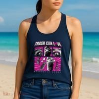 Raccoon Comic Women's Tank Top thumb 2