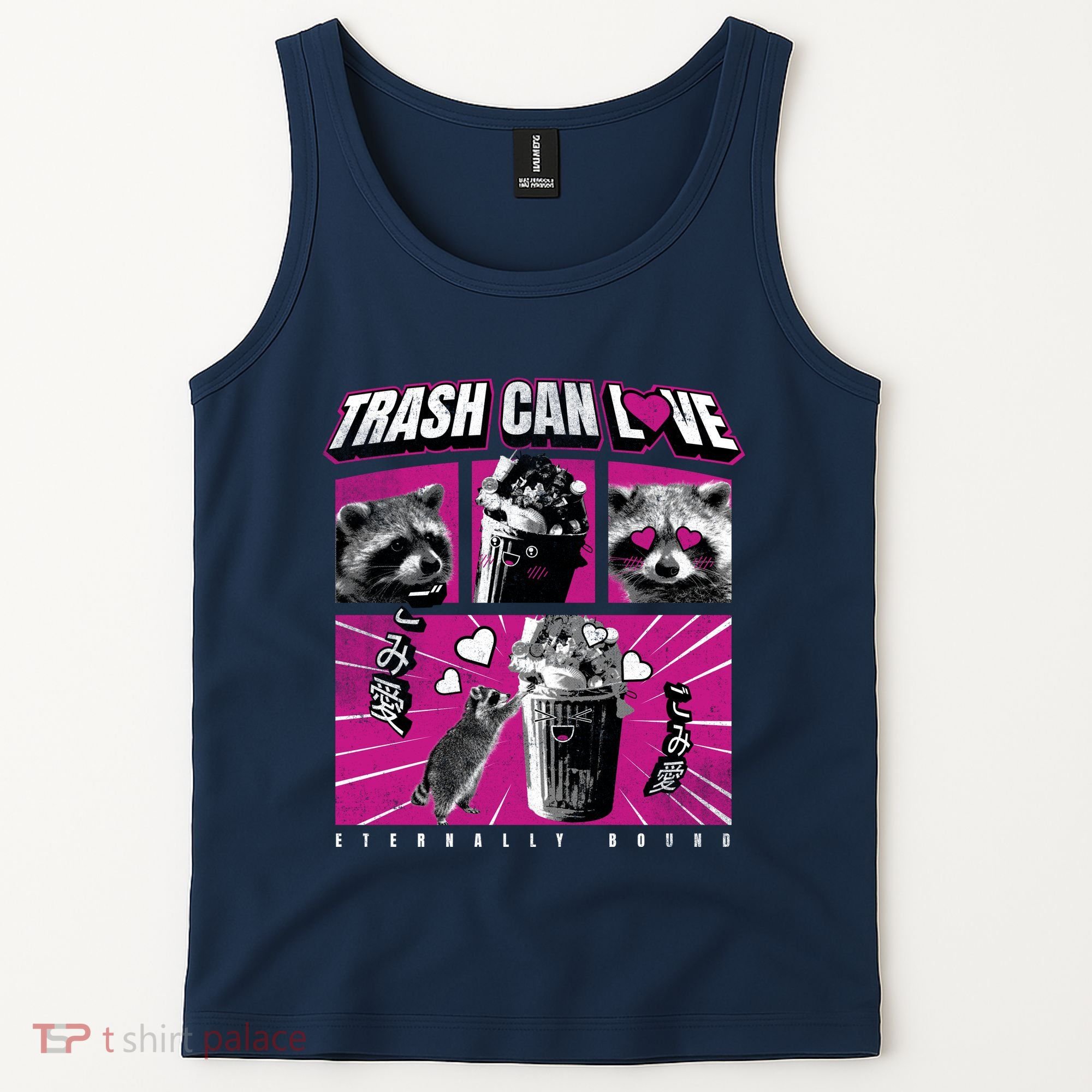 Raccoon Comic Tank Top