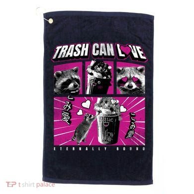 Raccoon Comic Golf Towel
