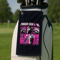 Raccoon Comic Golf Towel thumb 2