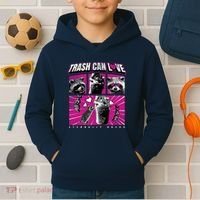 Raccoon Comic Kids Hoodie thumb 2