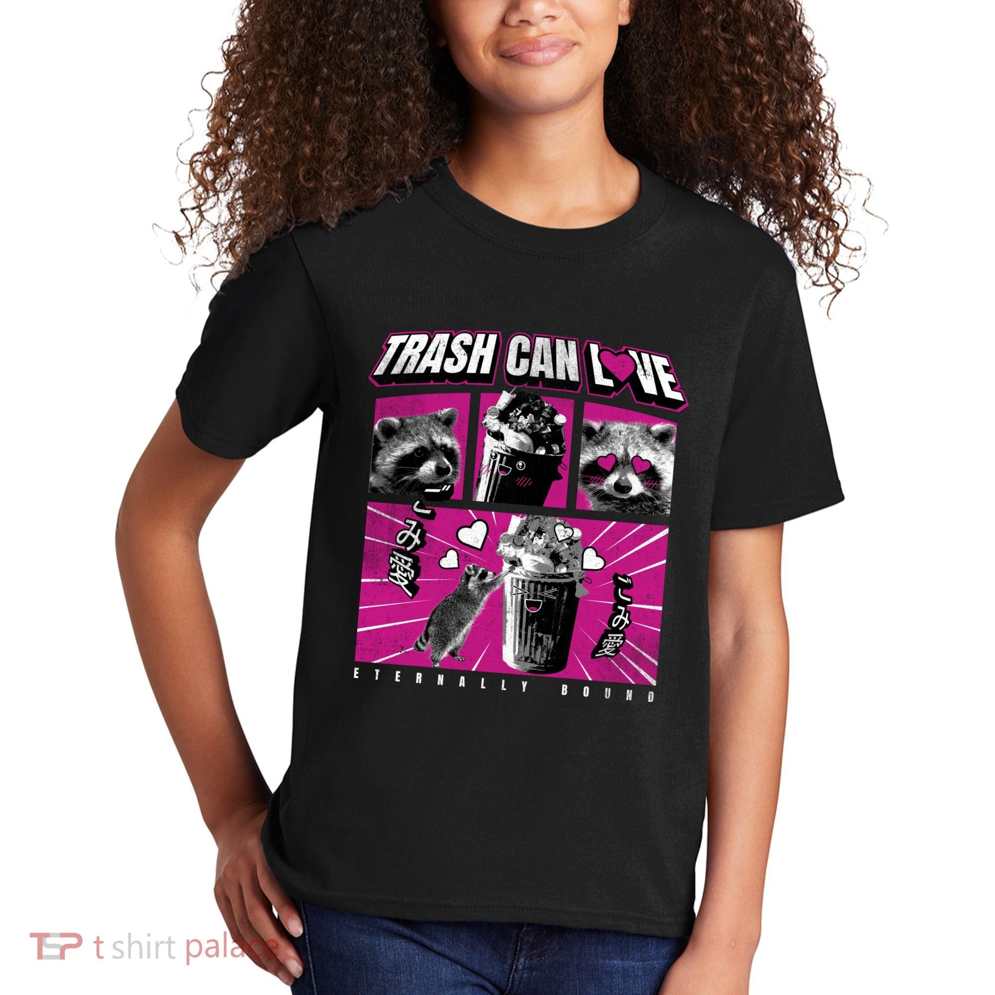 Raccoon Comic Kids T-Shirt