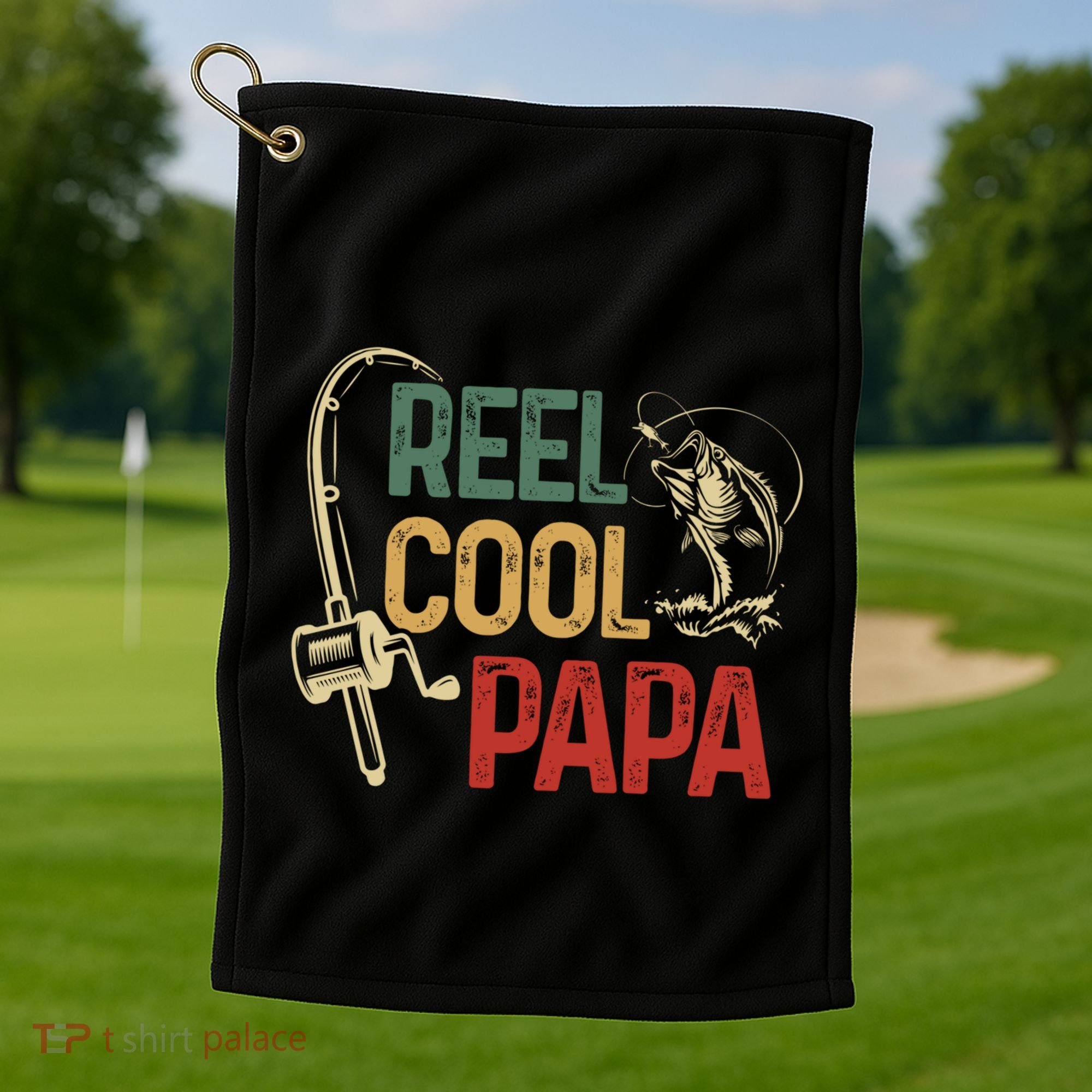 Reel Cool Reel Cool Papa Gift Golf Towel