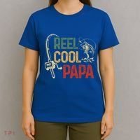 Reel Cool Reel Cool Papa Gift T-Shirt thumb 4