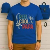 Reel Cool Reel Cool Papa Gift T-Shirt thumb 6