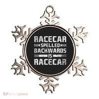 Race Cars Racecar Spelled Backwards Race Car Racing Apparel Ornament thumb 0