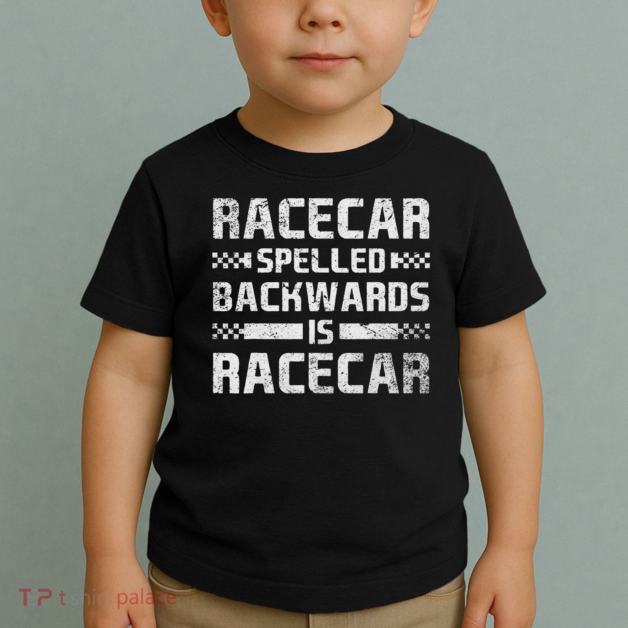 Race Cars Racecar Spelled Backwards Race Car Racing Apparel Toddler T-Shirt
