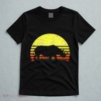 Rhino Cool Rhinoceros African Animals Retro Sunset Vintage T-Shirt thumb 5