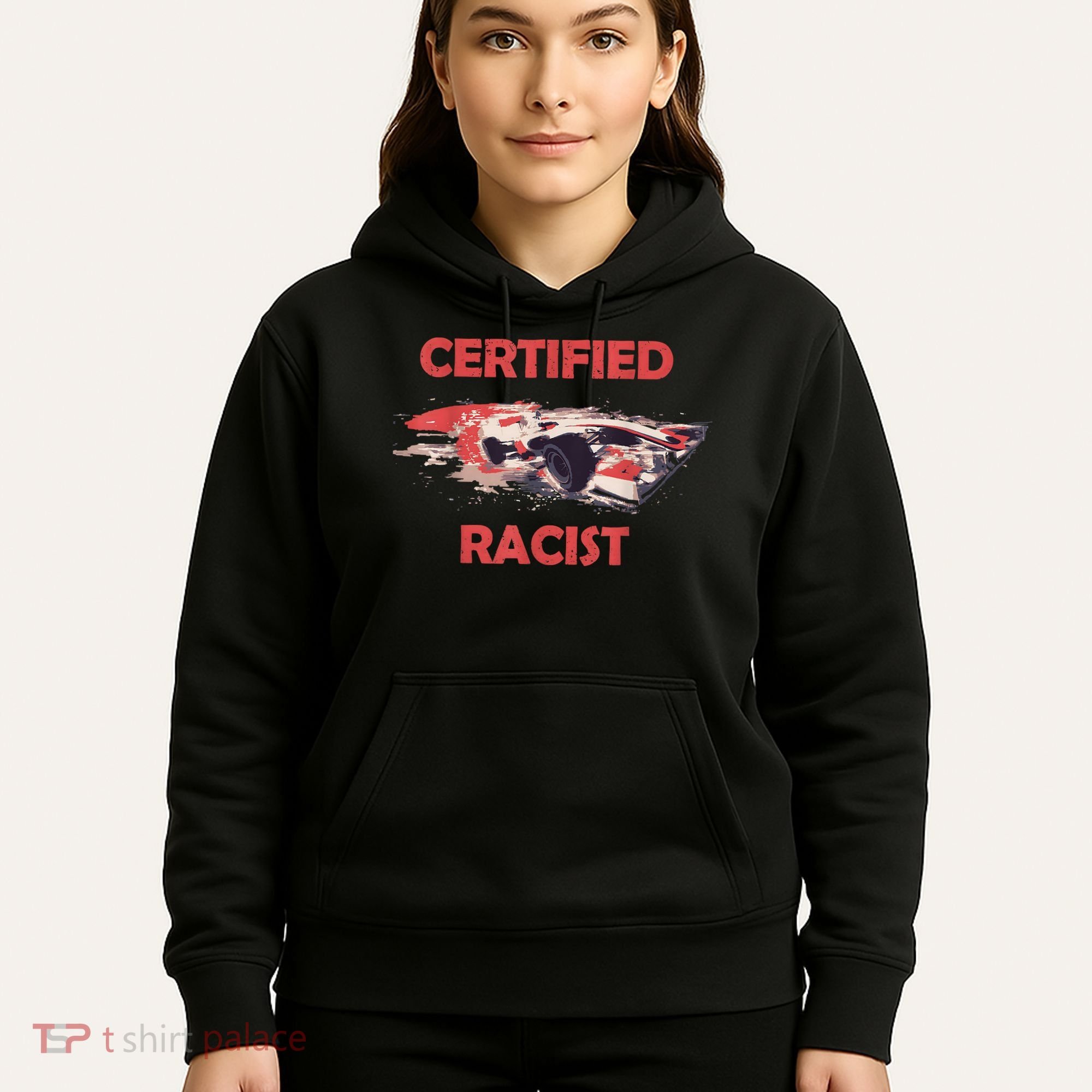 Retro Certified Racist Certified Racer Boost Speedster Hoodie