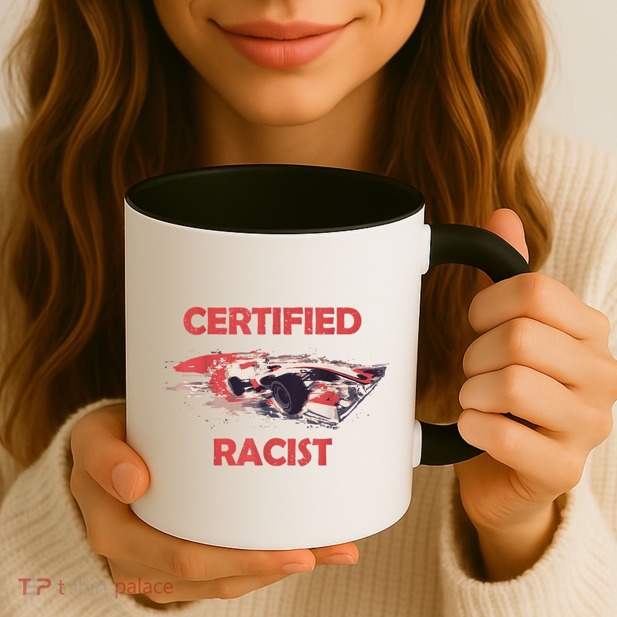 Retro Certified Racist Certified Racer Boost Speedster Coffee Mug