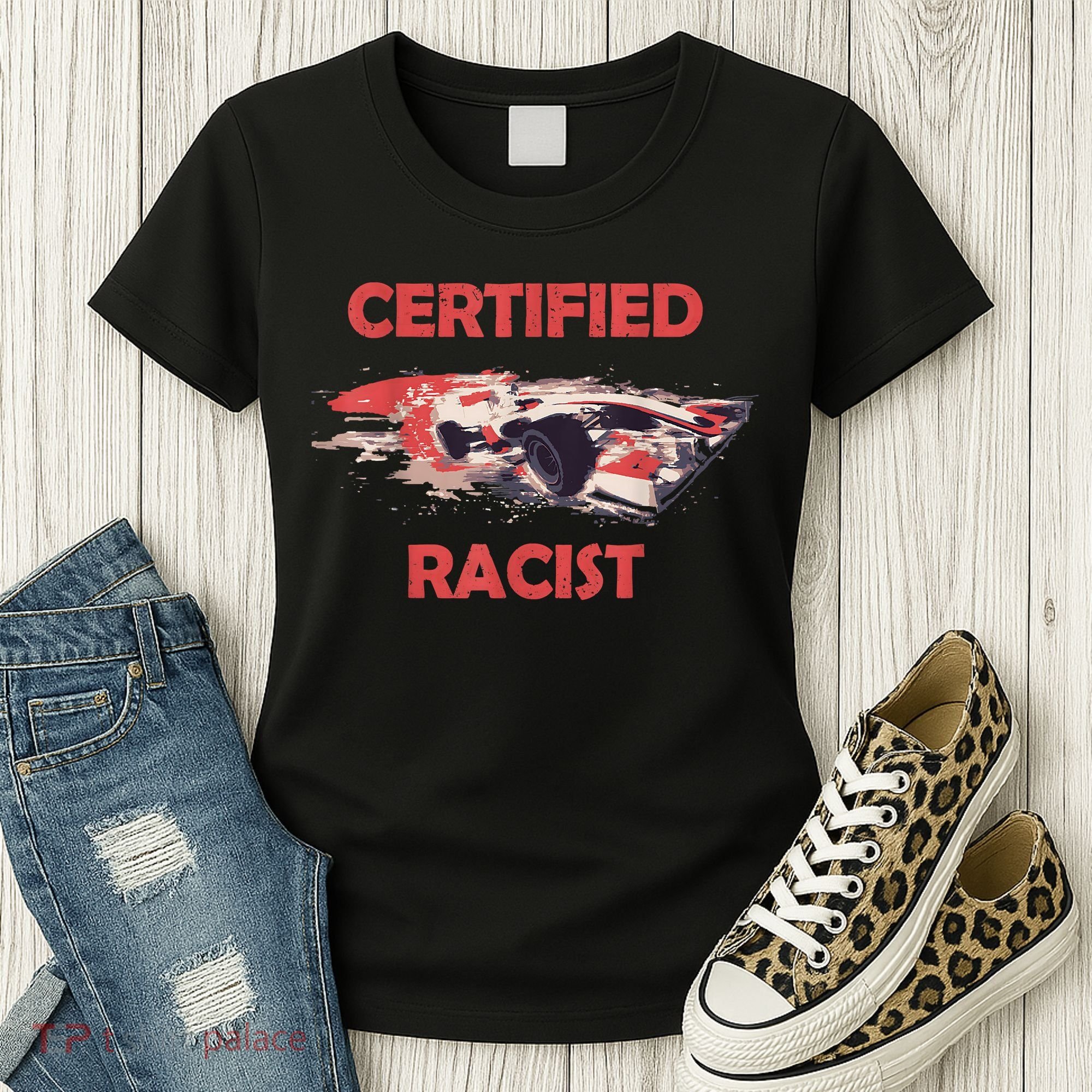 Retro Certified Racist Certified Racer Boost Speedster Women's T-Shirt