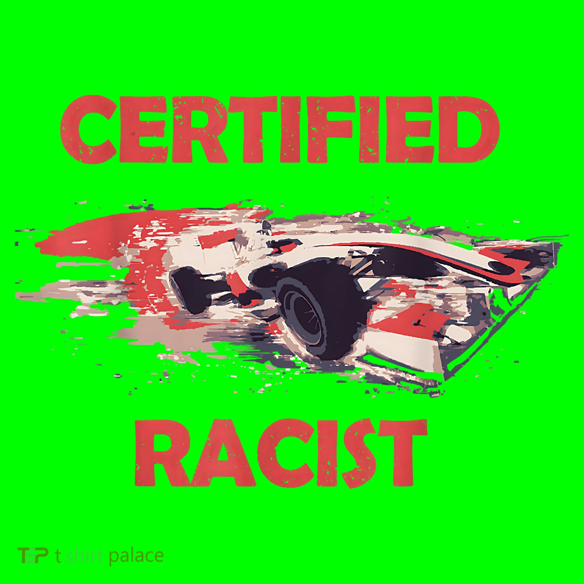 Retro Certified Racist Certified Racer Boost Speedster Coaster