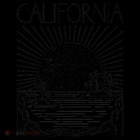 Retro California Rising Sun Palms And Ocean Summer Coffee Mug thumb 5