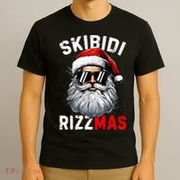 Rizzmas Christmas Rizz Santa Claus Charisma Xmas T-Shirt thumb 3