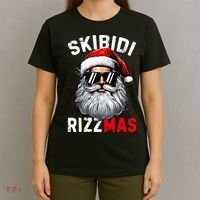 Rizzmas Christmas Rizz Santa Claus Charisma Xmas T-Shirt thumb 4