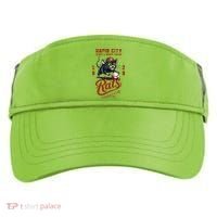 Rapid City Rats Retro Minor League Baseball Team Adult Drive Performance Visor thumb 0