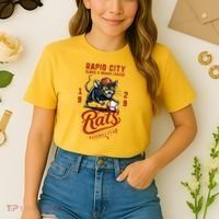 Rapid City Rats Retro Minor League Baseball Team Comfort Colors Boxy T-Shirt thumb 2