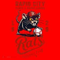 Rapid City Rats Retro Minor League Baseball Team Santa Hat thumb 1