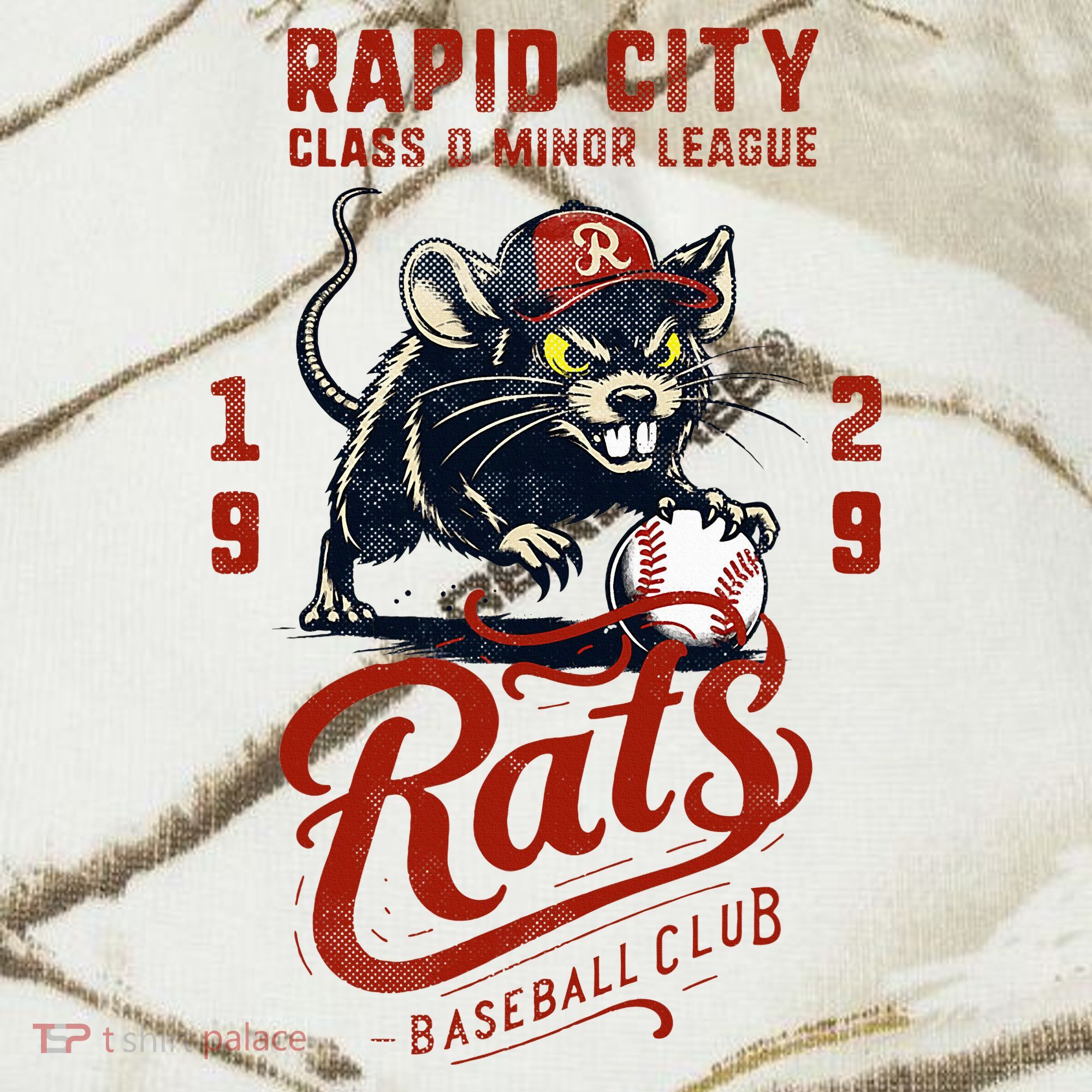 Rapid City Rats Retro Minor League Baseball Team Kati Licensed 12" Camo Cuffed Beanie