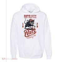 Rapid City Rats Retro Minor League Baseball Team Comfort Colors Garment-Dyed Hooded Sweatshirt thumb 0