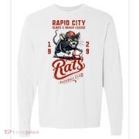 Rapid City Rats Retro Minor League Baseball Team Comfort Colors Heavyweight Long Sleeve T-Shirt thumb 0