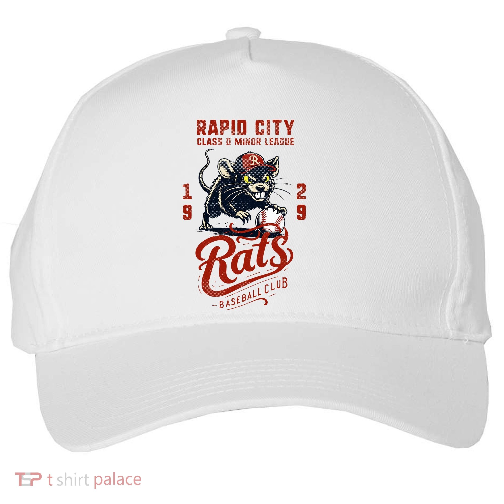 Rapid City Rats Retro Minor League Baseball Team Five-Panel Snapback Cap