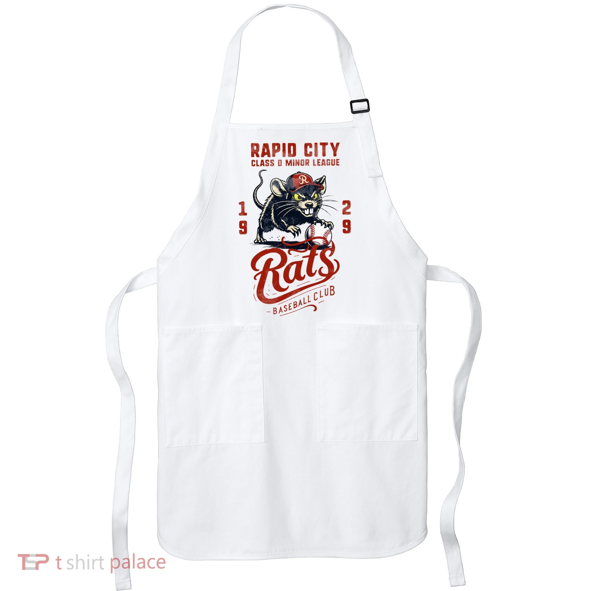 Rapid City Rats Retro Minor League Baseball Team Apron