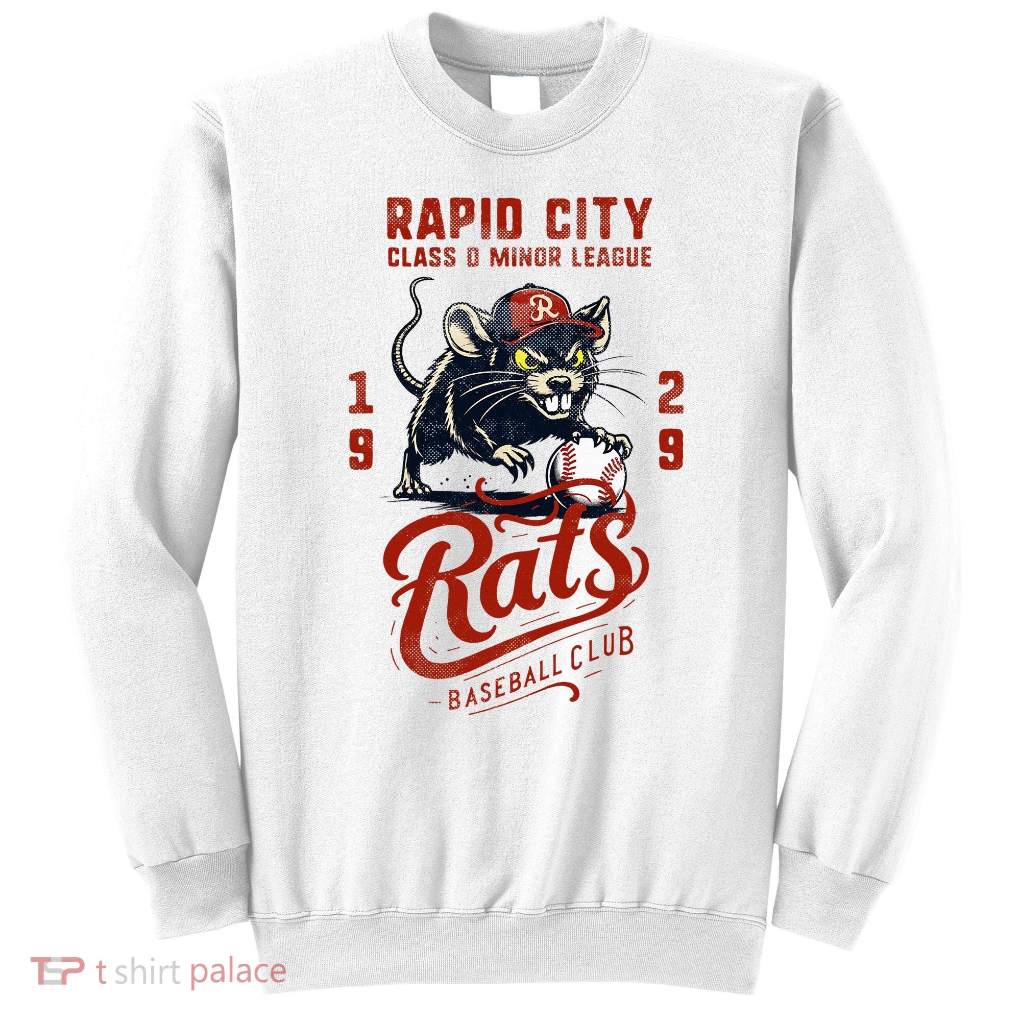 Rapid City Rats Retro Minor League Baseball Team Sweatshirt